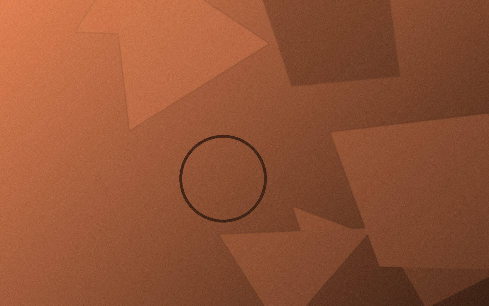 Abstract brand-toned composition representing a construction operations review project